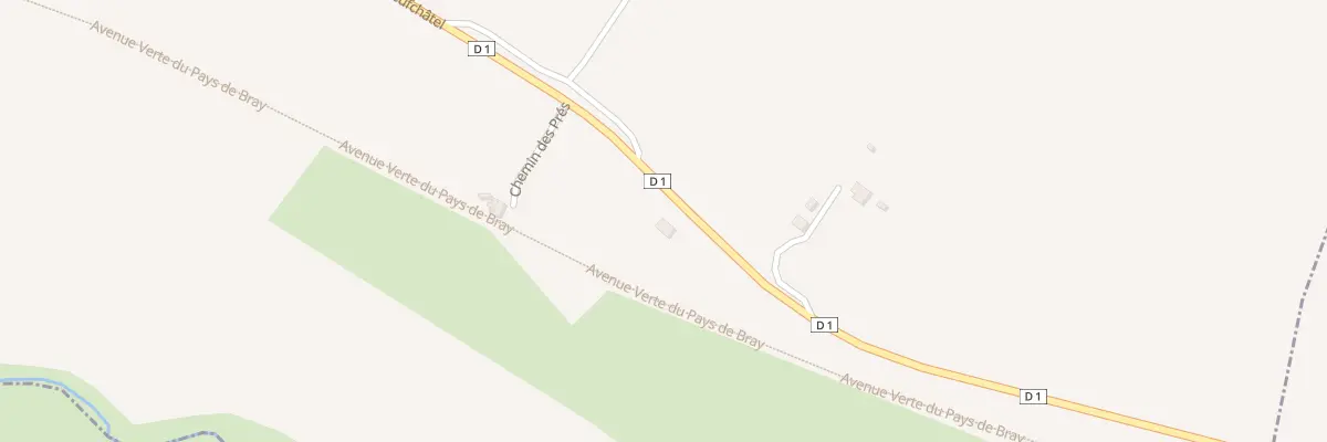 Plan du 1300 Rte de Neufchatel à Saint-Vaast-d’Équiqueville