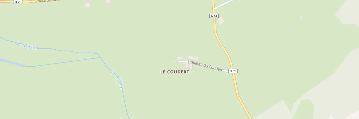 Plan du 5092A Le Coudert à Segonzac
