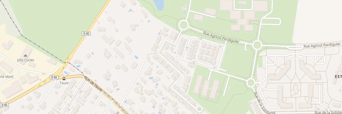 Plan du 12 Rue François Roux de Champagne à Plaisance-du-Touch