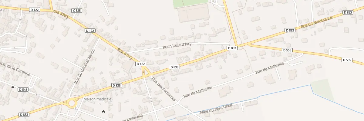Plan du 21 Rue de Mousseaux à Saint-André-de-l’Eure