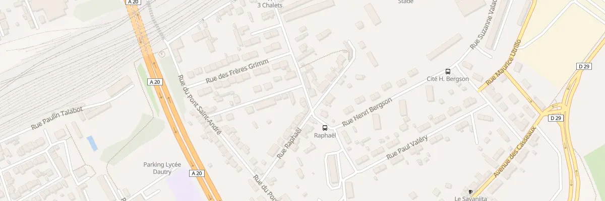 Plan du 5 Rue Perrault à Limoges