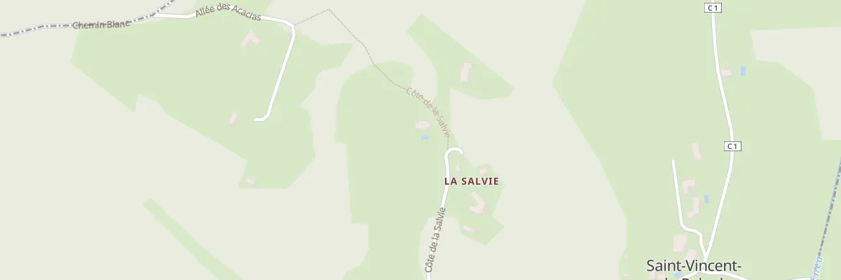 Plan du 935 La Careyrole à Saint-Vincent-le-Paluel