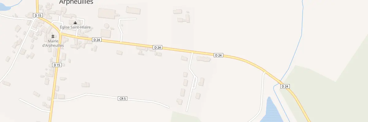 Plan du 1 Lot la Garenne à Arpheuilles