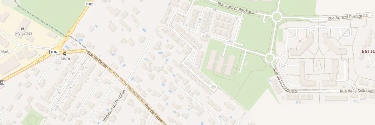 Plan du 36 Rue François Roux de Champagne à Plaisance-du-Touch