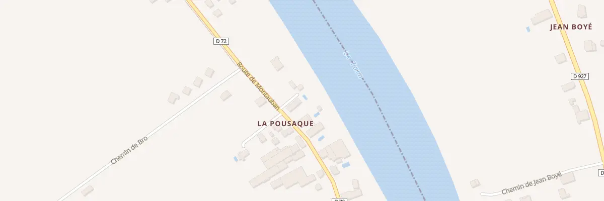 Plan du 425 Rte de Montauban à Albefeuille-Lagarde