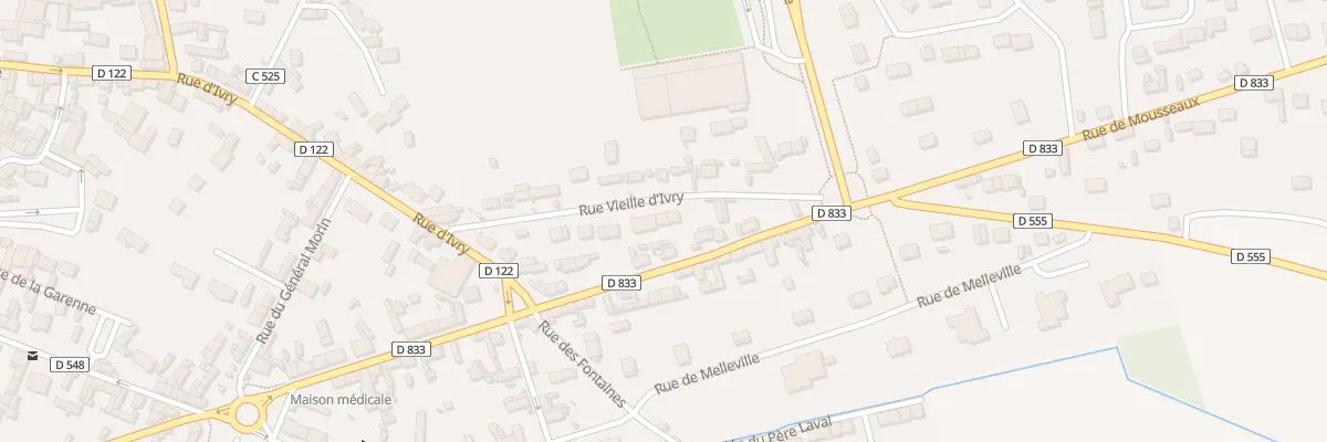 Plan du 12 Rue Vieille d’Ivry à Saint-André-de-l’Eure