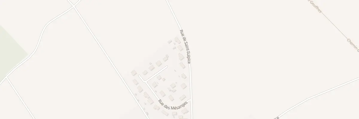 Plan du 60 Rue de Saint Sulpice à Fossé