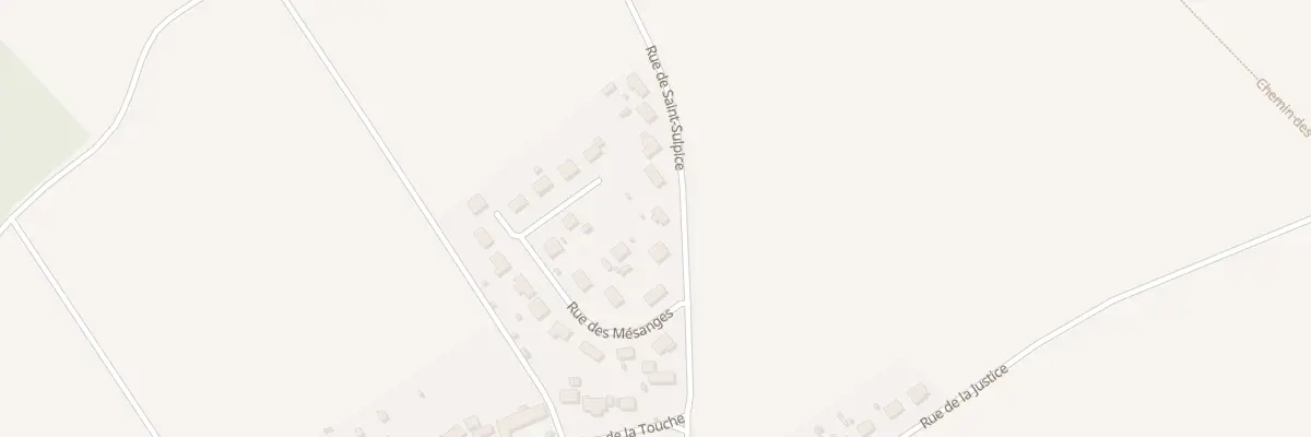 Plan du 64 Rue de Saint Sulpice à Fossé