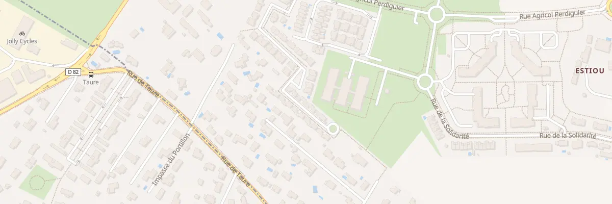 Plan du 42 Rue François Roux de Champagne à Plaisance-du-Touch