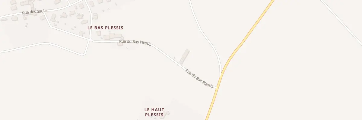 Plan du 25B Rue du Bas Plessis à Fossé