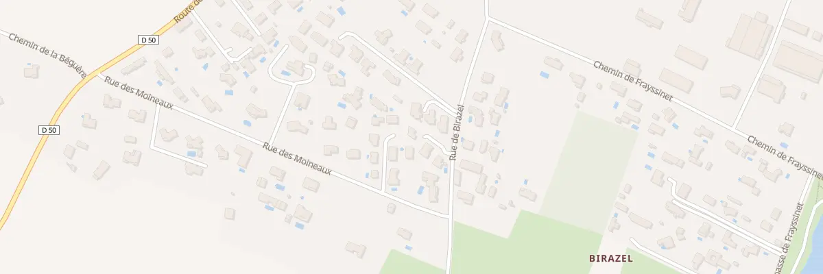 Plan du 30T Rue de Birazel à Plaisance-du-Touch