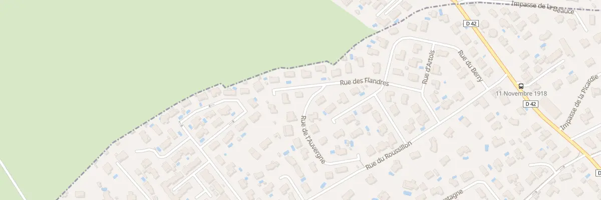 Plan du 2 Rue de l’Auvergne à Plaisance-du-Touch