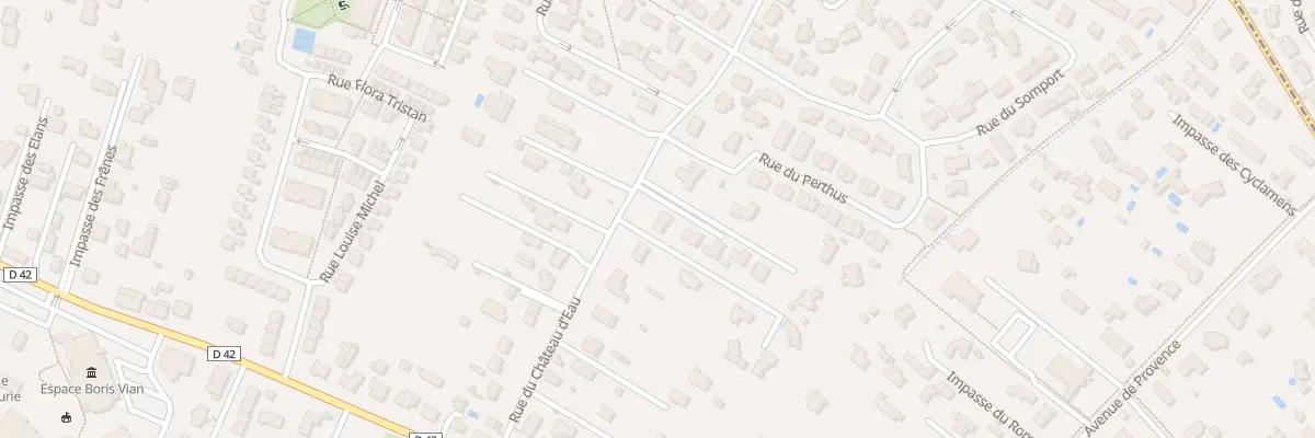 Plan du 28 Rue du Château d’Eau à La Salvetat-Saint-Gilles