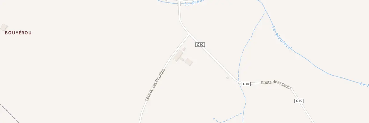 Plan du 868 Rte de la Saulo à Puycornet