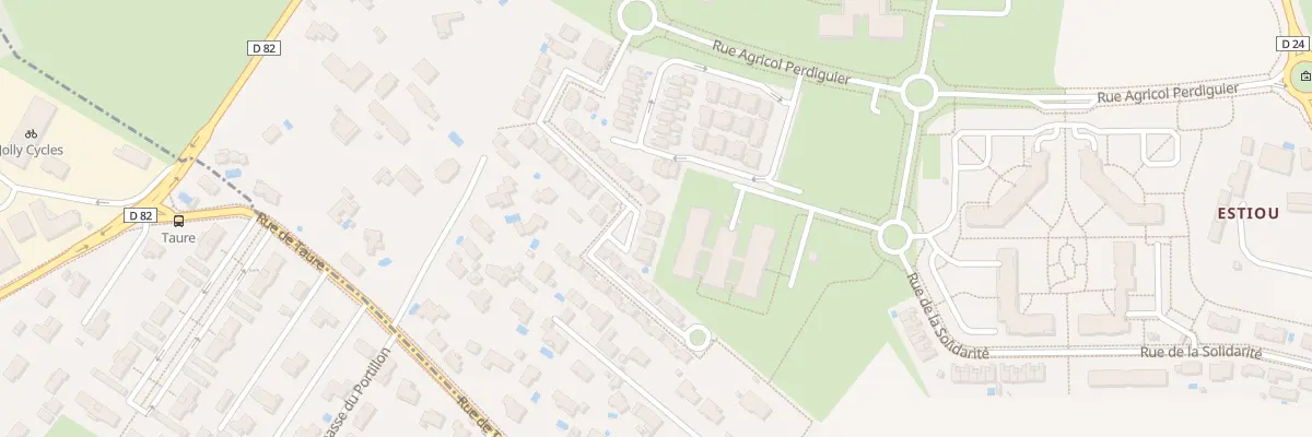 Plan du 28 Rue François Roux de Champagne à Plaisance-du-Touch