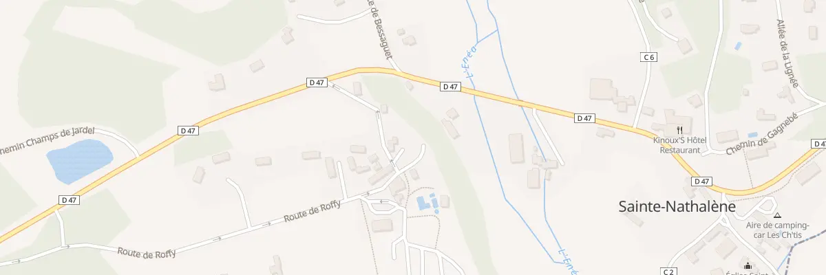Plan du 652 Rte de Roffy à Sainte-Nathalène