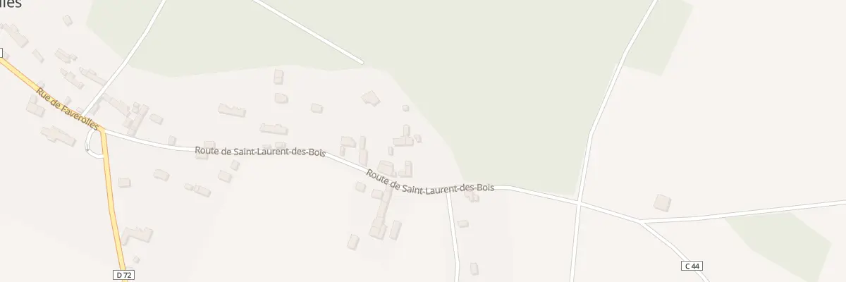 Plan du 19 Rte de St Laurent à Lignerolles