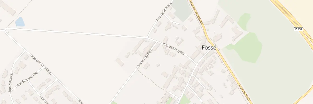 Plan du 5 Rue des Noyers à Fossé