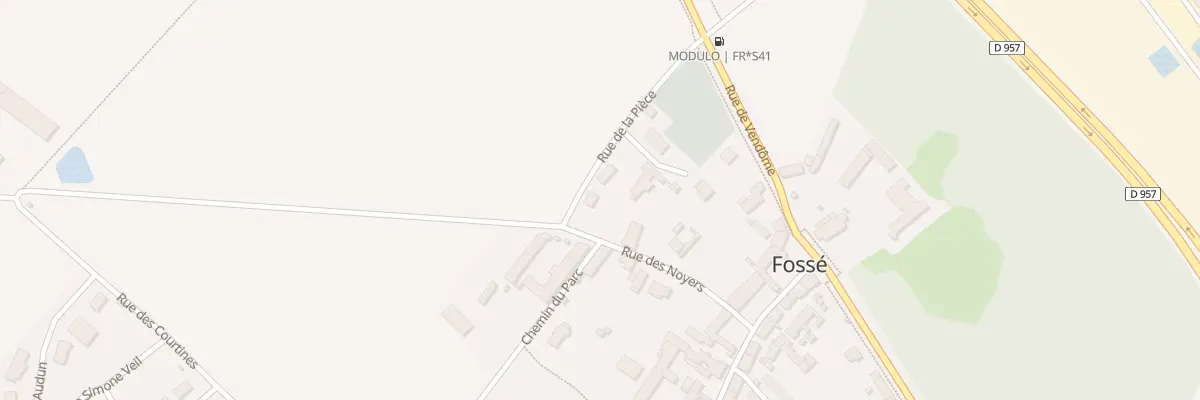 Plan du 7 Rue de la Pièce à Fossé