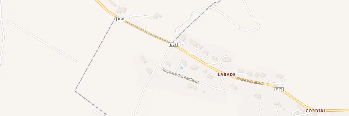 Plan du 91 Imp des Partisous à Montastruc