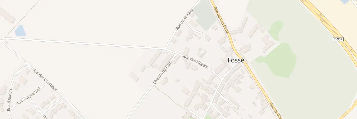 Plan du 5 Rue des Noyers à Fossé