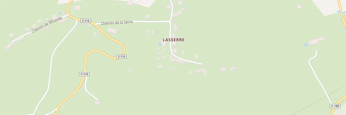 Plan du 274 Lasserre à Rimont