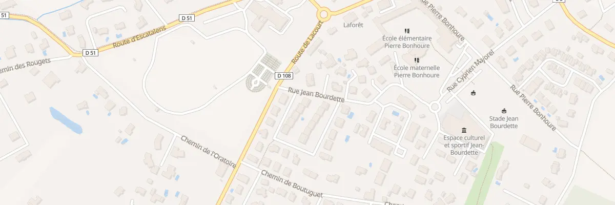 Plan du 18 Rue La Garenne à Montbeton