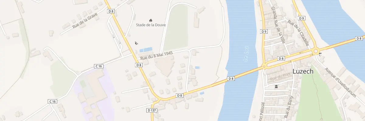 Plan du 95 Av du Huit Mai 1945 à Luzech
