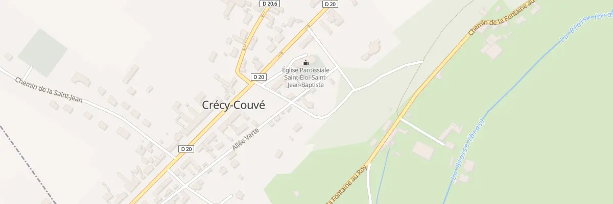 Plan du 3 Che de la Machine à Crécy-Couvé