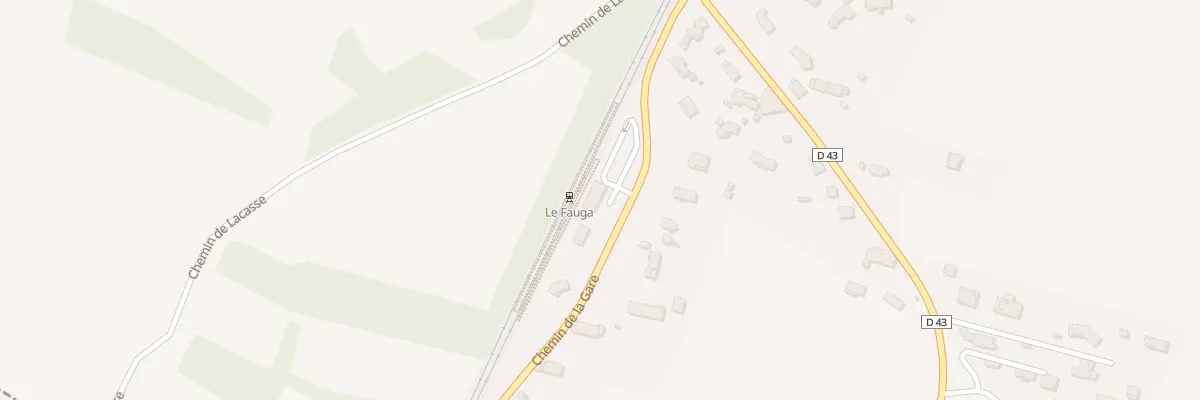 Plan du 28 Che de la Gare au Fauga