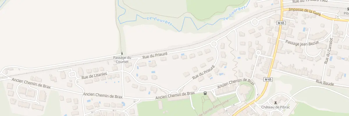 Plan du 12 Rue du Prieuré à Pibrac