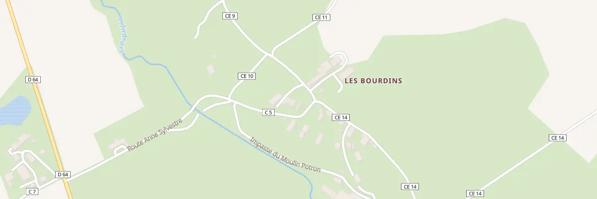 Plan du 5132 Les Bourdins à Préaux