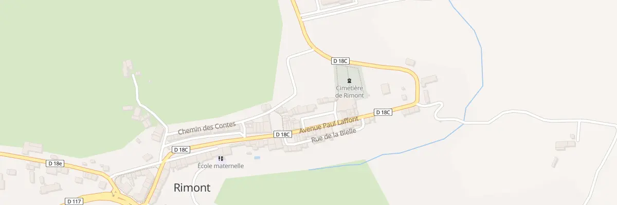 Plan du 71B Village à Rimont