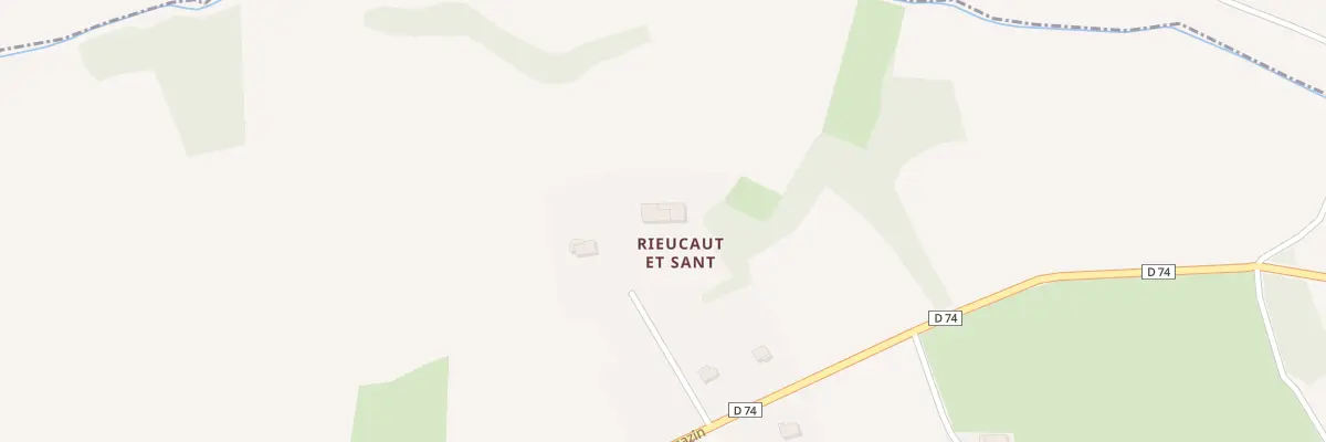 Plan du 31 Rieucaut et Sant à Lacaugne
