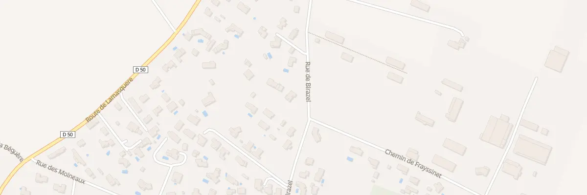 Plan du 18 Rue de Birazel à Plaisance-du-Touch