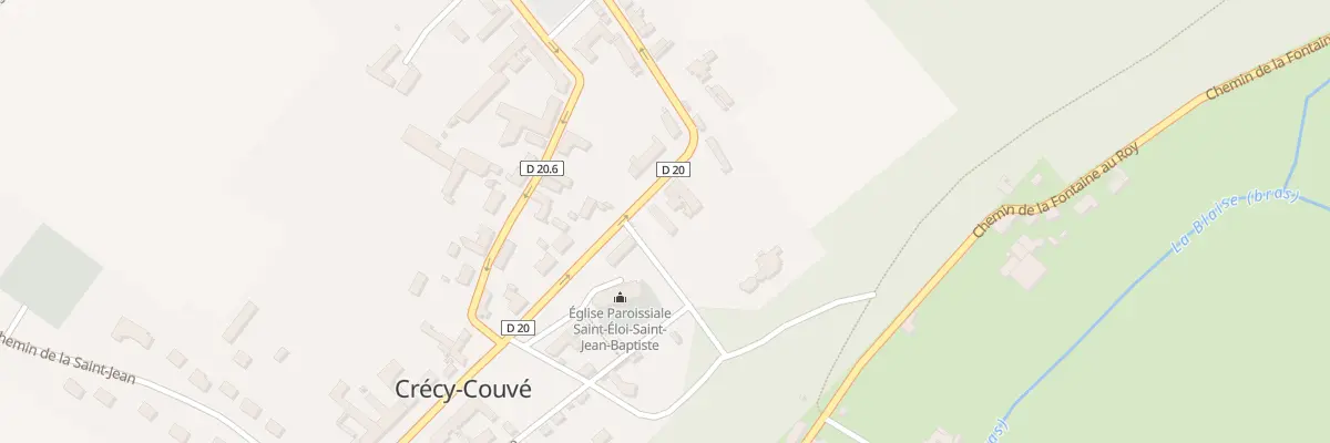 Plan du 20 Rue de l’Ancien Château à Crécy-Couvé