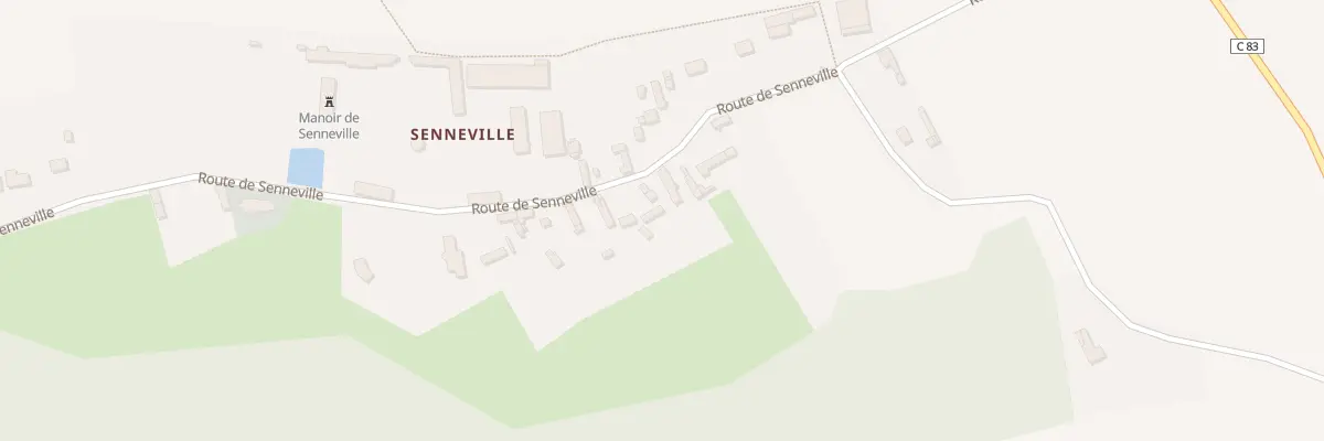 Plan du 7 Rte de Senneville à Amfreville-sous-les-Monts