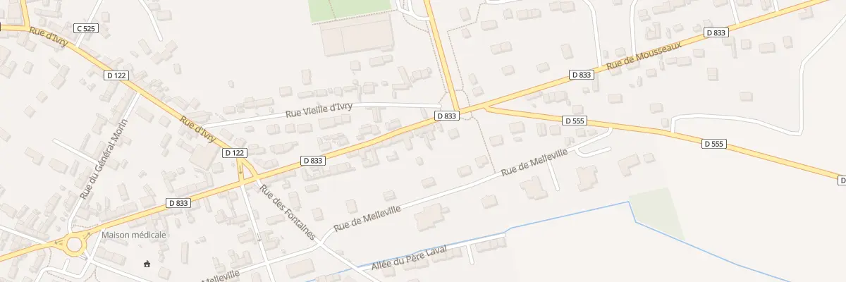 Plan du 38 Rue de Mousseaux à Saint-André-de-l’Eure