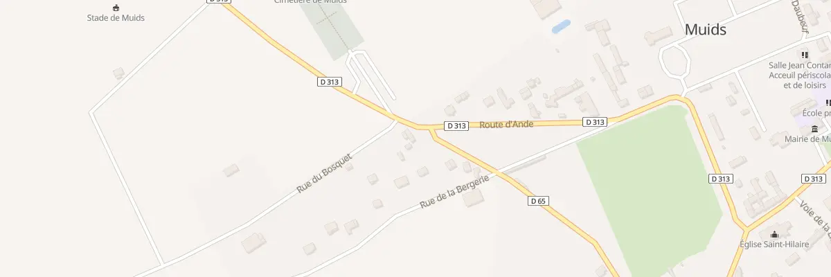 Plan du 3 Rte d’Ande à Marbois