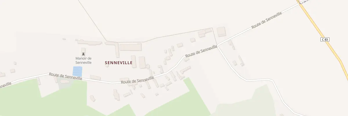 Plan du 12 Rte de Senneville à Amfreville-sous-les-Monts