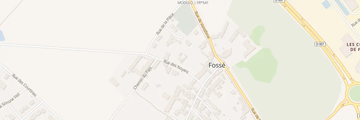 Plan du 2 Rue des Noyers à Fossé