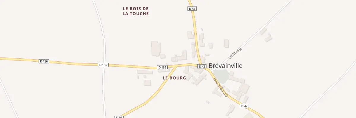 Plan du 4 Le Bourg à Brévainville