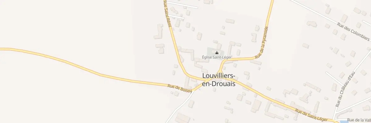 Plan du 4 Rue St Remi à Louvilliers-en-Drouais