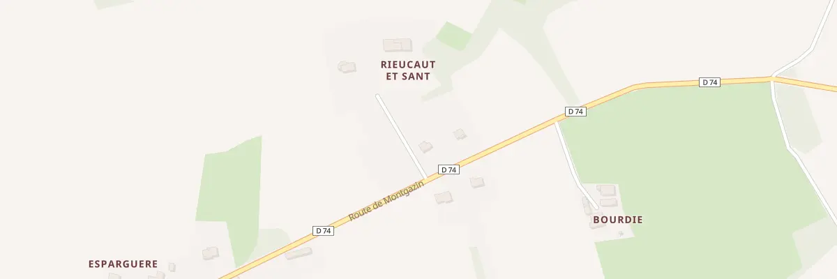 Plan du 1713 Rte de Montgazin à Lacaugne