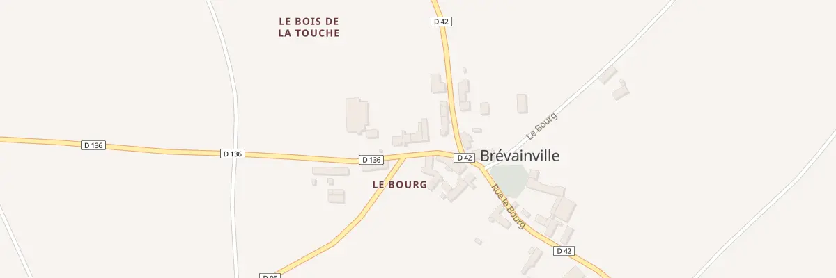 Plan du 7 Le Bourg à Brévainville