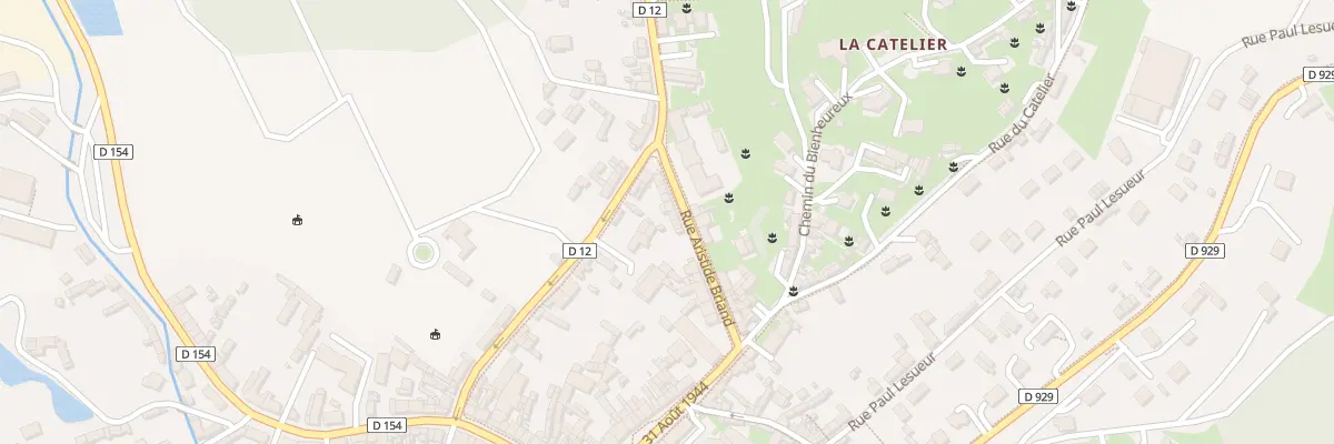 Plan du 21 Rue Aristide Briand à Saint-Saëns