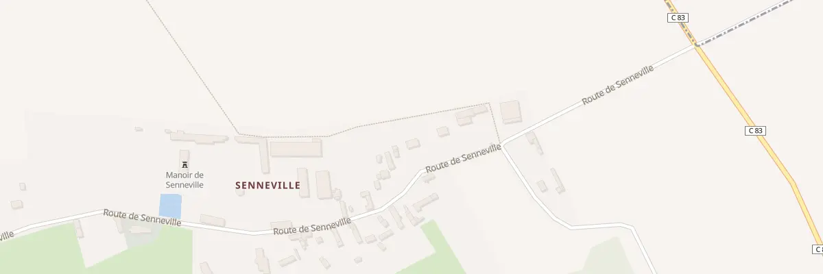 Plan du 10 Rte de Senneville à Amfreville-sous-les-Monts
