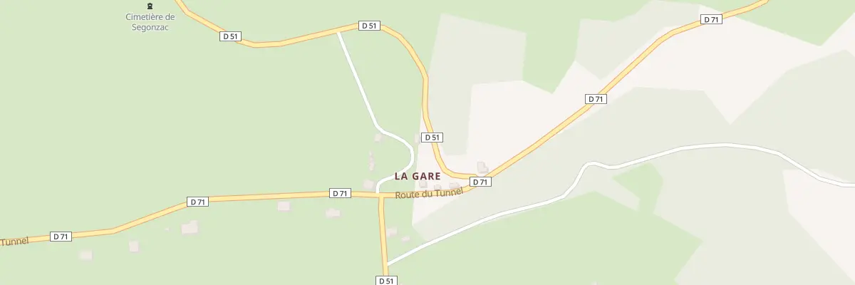 Plan du 5135 La Gare à Segonzac
