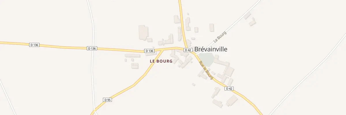 Plan du 25 Le Bourg à Brévainville