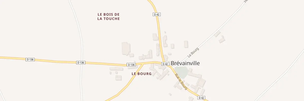 Plan du 9 Le Bourg à Brévainville